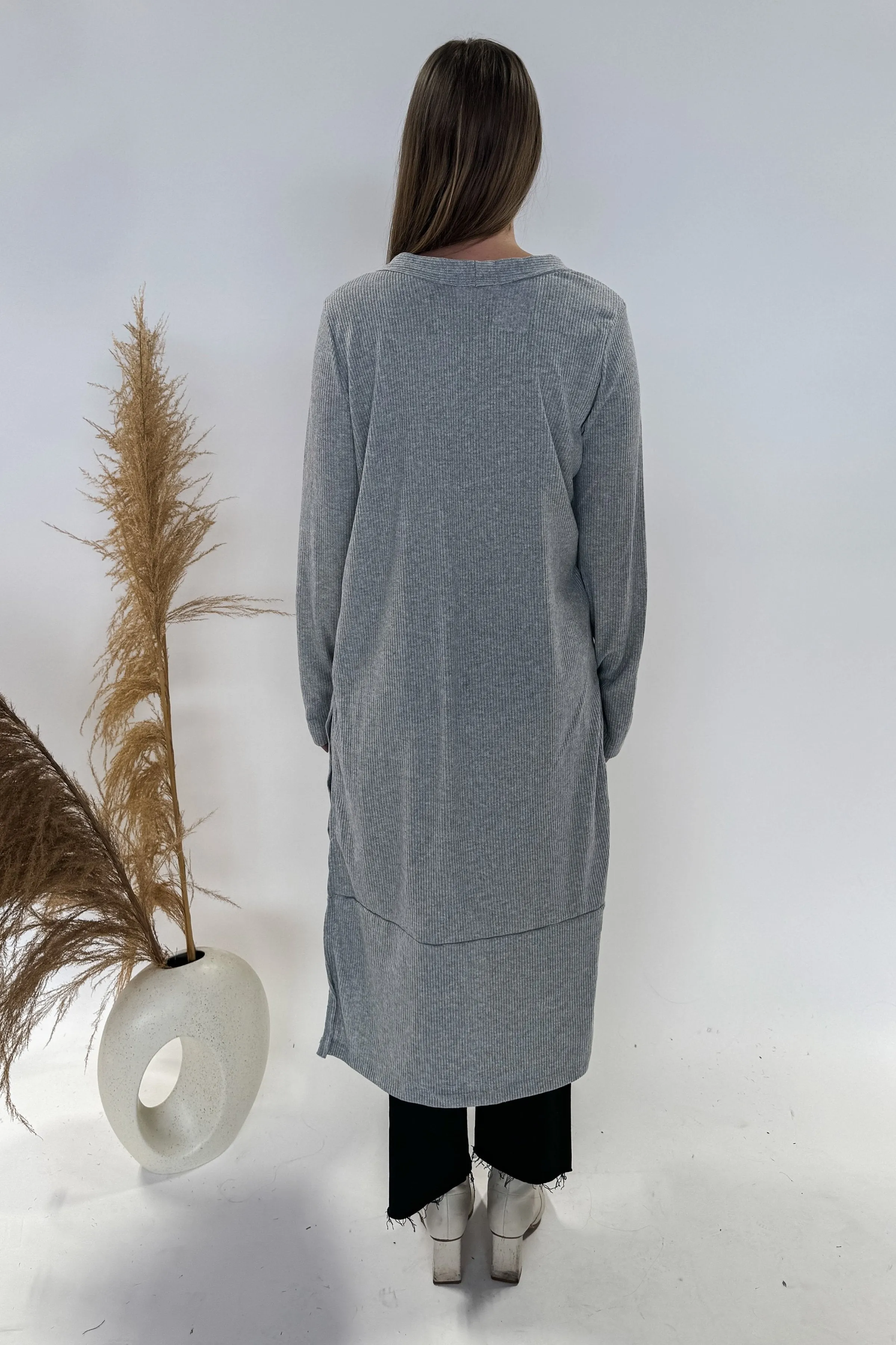 Cardigan Ribbed Long