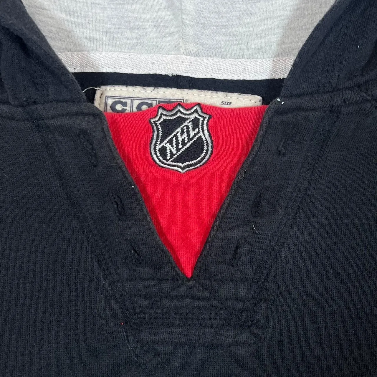 CCM NHL OTTAWA SENATORS Ice Hockey Embroidered Logo Pullover Hoodie