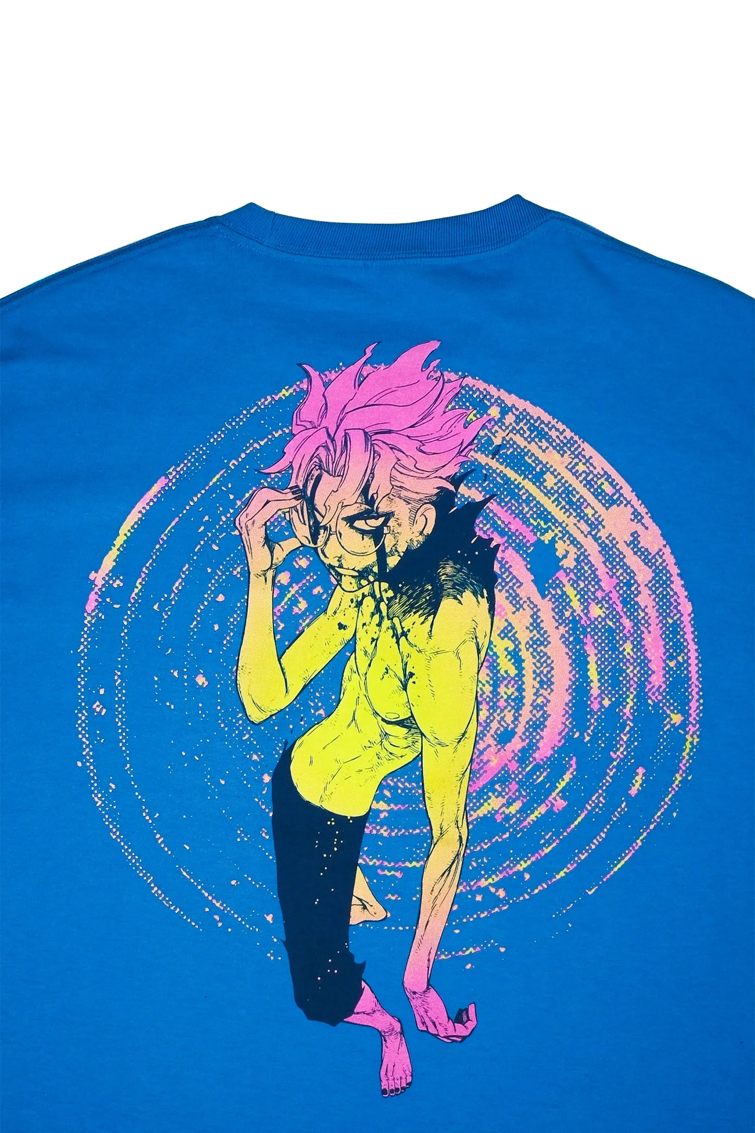 Dan Da Dan Okarun Tee- Sapphire Blue