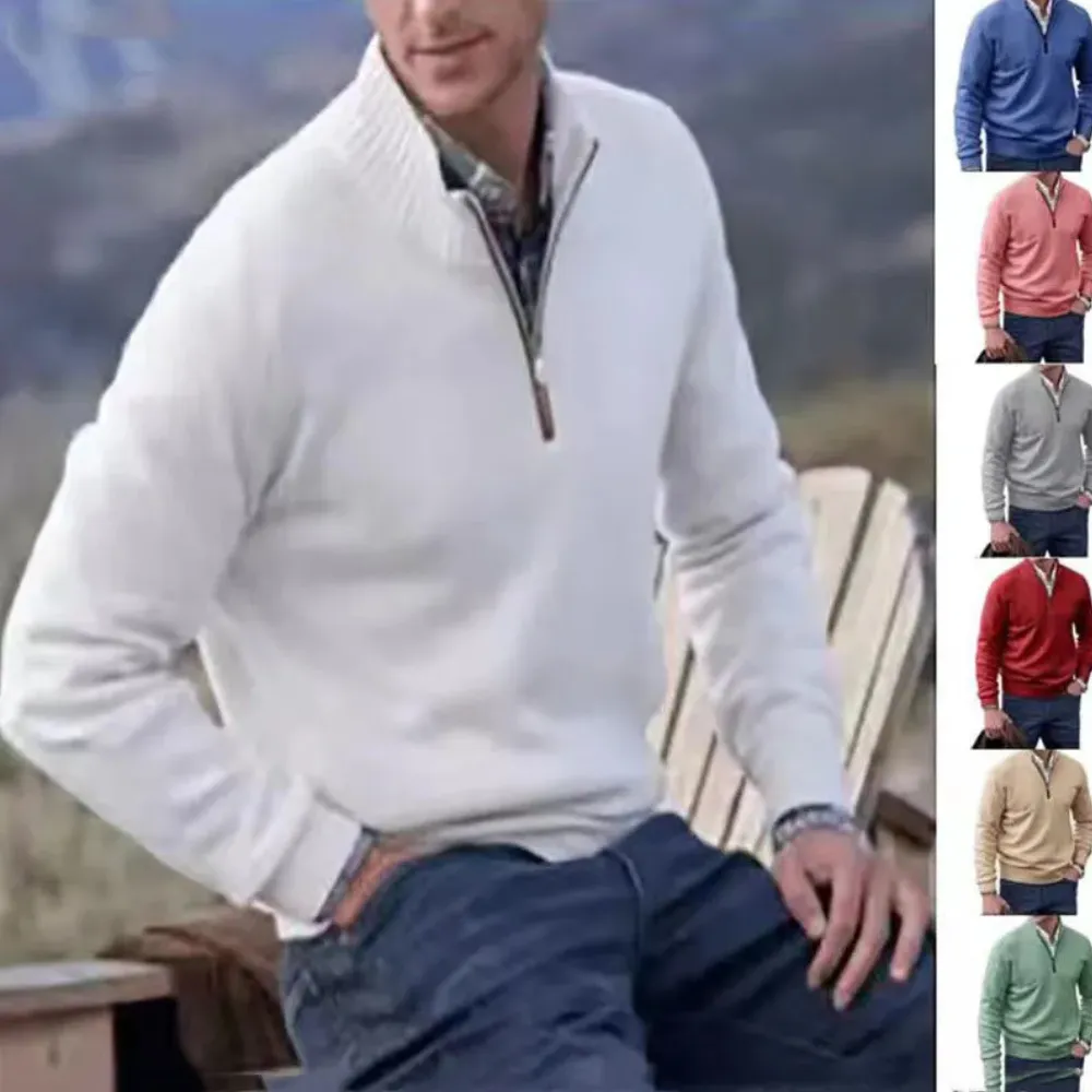 European And American Men's Wool Warm Sweater