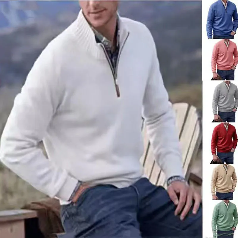 European And American Men's Wool Warm Sweater
