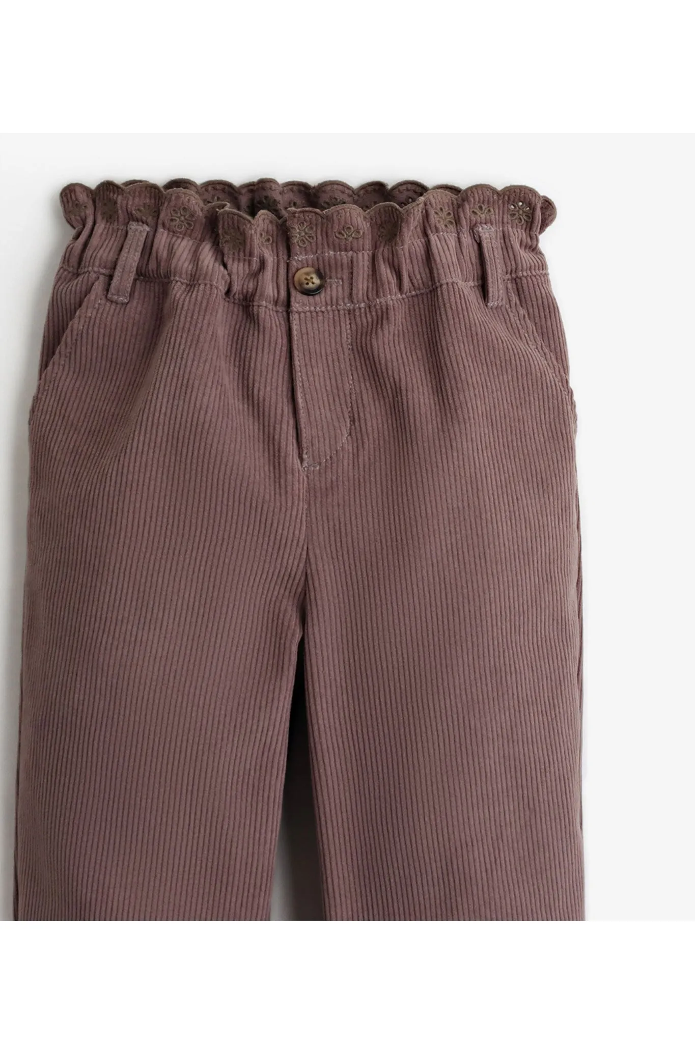 Gingersnaps Scalloped Waist Pants