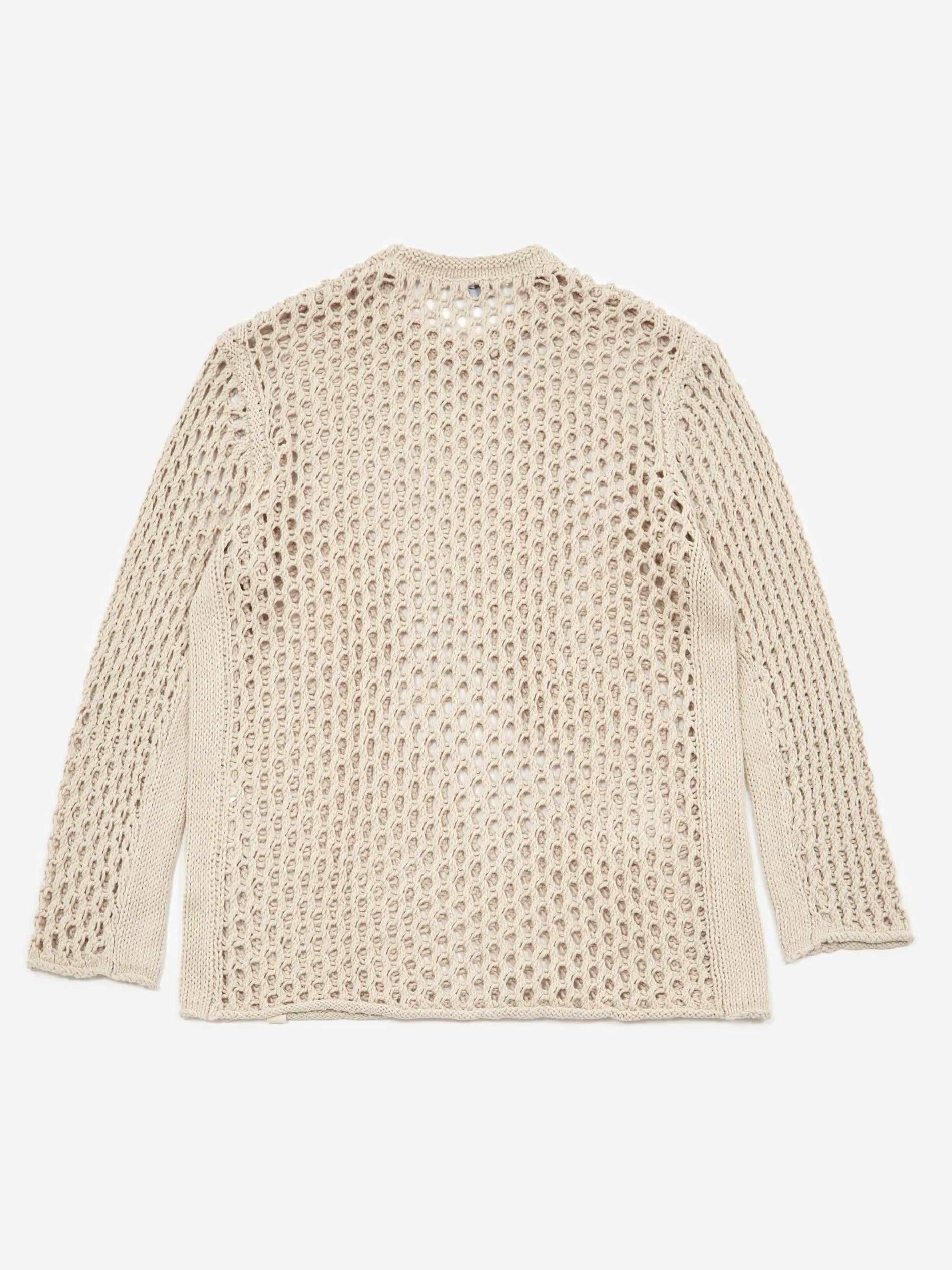 Magic Castles Net Knit Crew - Ecru