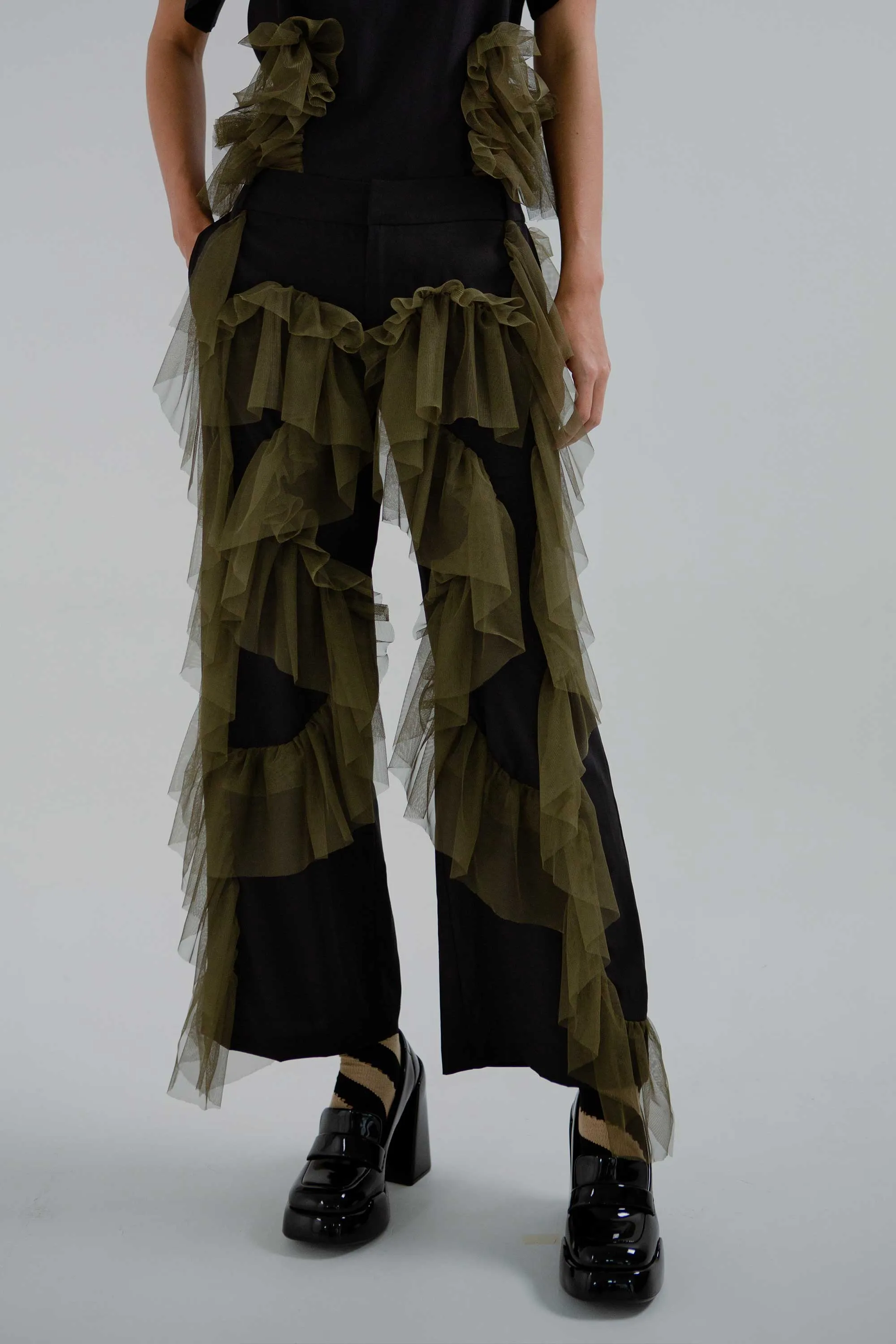 Undulating Tulle Pants